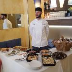 Un banco di gastronomia al negozio rapallese