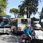 La stretta strada che collega Rapallo e S. Margherita Ligure