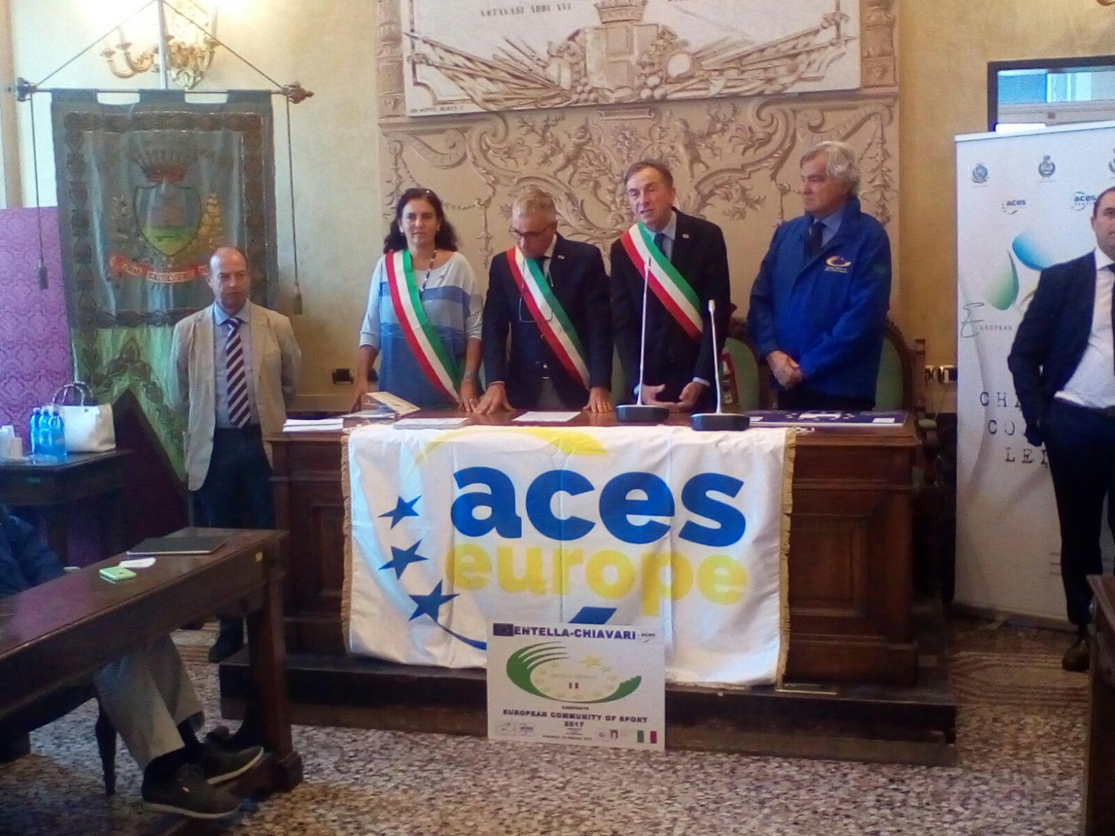 Cerimonia stamattina a Chiavari