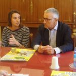 Vittoria Gozzi con il sindaco Roberto Levaggi