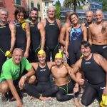 Il gruppo della Rapallo Nuoto
