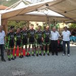 Il Team Velo ieri nei padiglioni Expo