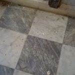 Il pavimento del cimitero di Chiavari