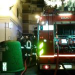 L'incendio è scoppiato in via Turio a Chiavari
