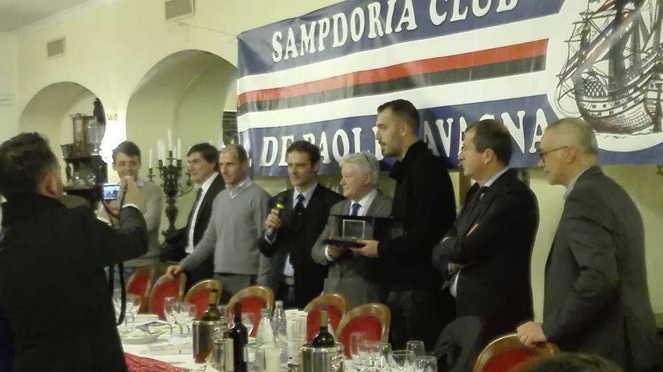 Emiliano Viviano premiato a Sestri Levante con la Rete d’Argento dal Sampdoria Club di Lavagna Emiliano Viviano premiato a Sestri Levante con la Rete d’Argento dal Sampdoria Club di Lavagna