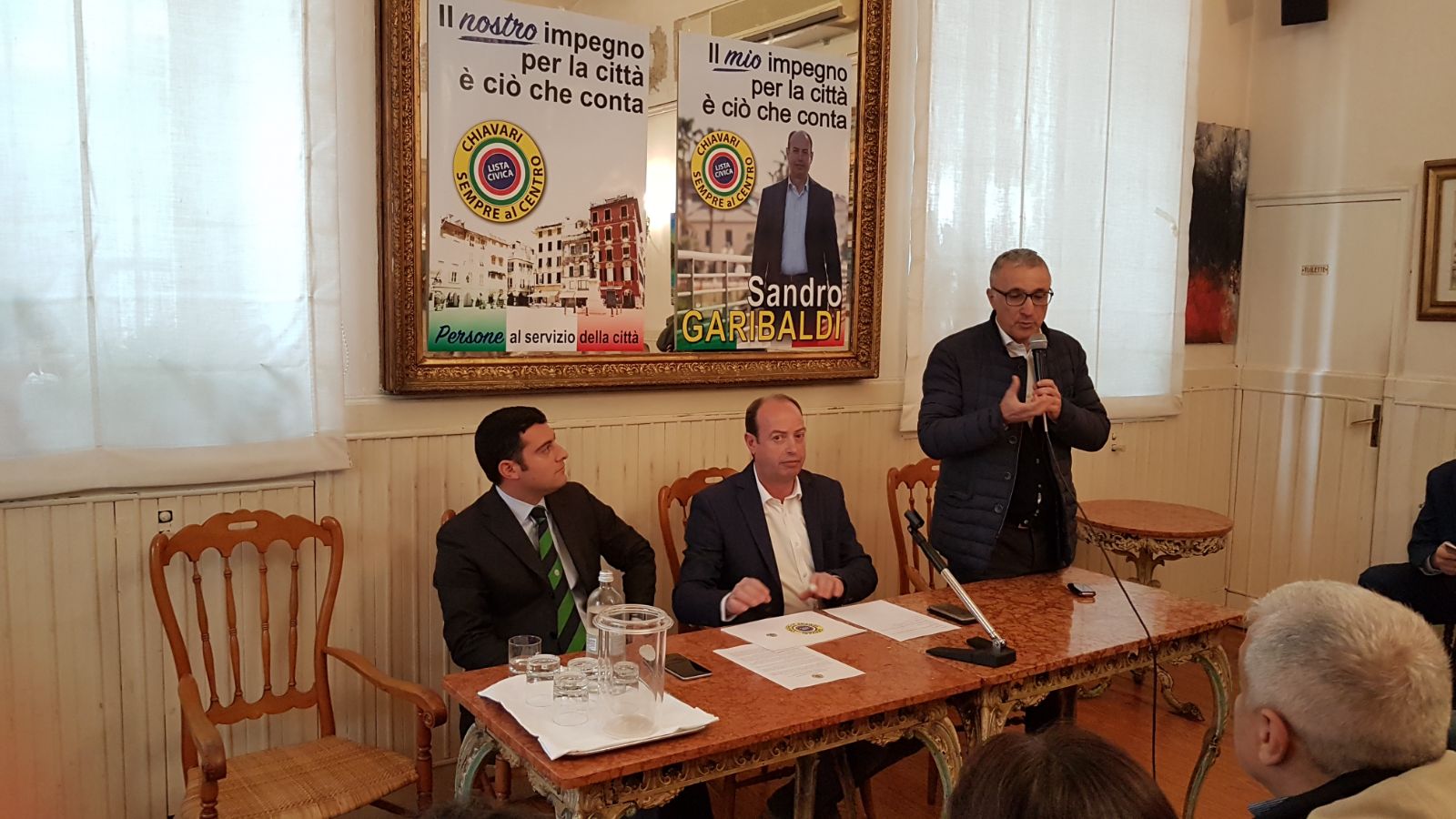 Presentata la nuova lista civica “Chiavari Sempre al Centro” del vice sindaco Sandro Garibaldi
