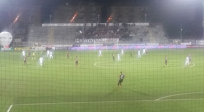 La Virtus Entella perde in casa con la Salernitana, play-off più lontani