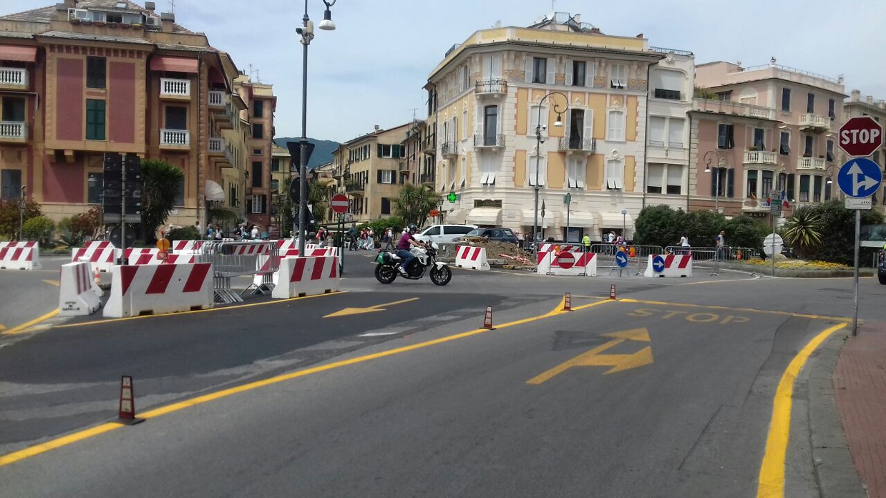 Rapallo, nuove modifiche alla viabilità sulla copertura del San Francesco