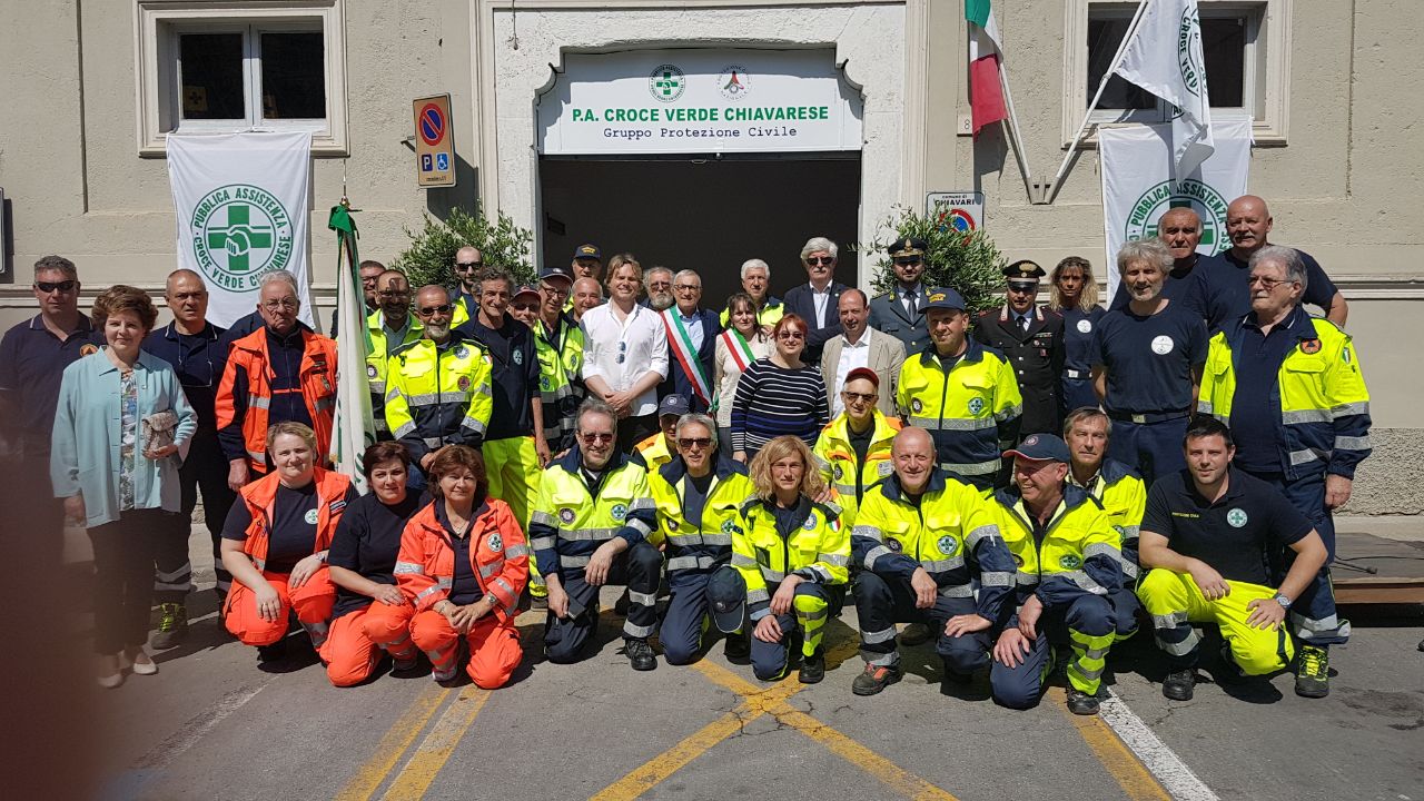 Chiavari, inaugurata la sede del gruppo di protezione civile della Croce Verde