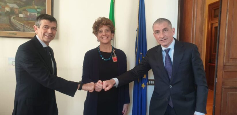 Maurizio Lupi, Elisabetta Ricci e Andrea Costa Elisabetta Ricci